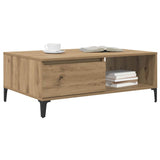 Coffee Table Artisan oak 90 x 60 x 35 cm Engineered wood 875117