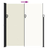 Retractable Side Awning Cream 220x300 cm 4004370