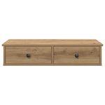 ZNTS Wall Shelf with Drawers Artisian Oak 80x31x17 cm Engineered Wood 859958