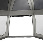 ZNTS Pool Tent with Removable Fly & Mesh Walls Grey 510x510 cm 4100636