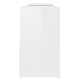 808356 TV Cabinet High Gloss White 104x30x52 cm Engineered Wood