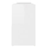 TV Cabinet High Gloss White 104x30x52 cm Engineered Wood 808356