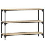 Book Cabinet Sonoma Oak 100x33x70.5 cm Engineered Wood and Steel 819353