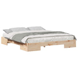 Bed Frame Brown 200 x 200 cm 873016