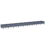 ZNTS Garden Planter with Pegs Blue Grey 362.5x42.5x28.5 cm PP 368024