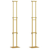 Trade Show Displays 2 pcs Gold 30 x 23.5 x 210 cm Steel 3407636