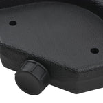 Garden Parasol with Portable Base Anthracite 276346