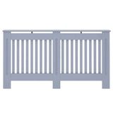 Radiator Cover 2 pcs Grey 152 x 19 x 81.5 cm Engineered Wood 3403231
