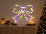 LED Rope Light Bow LOVIISA 70 LEDs Multicolour 50 x 51 cm 42053478