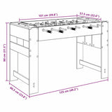 Foosball Table Sonoma Oak 125 x 60.5 x 80 cm Engineered Wood 858886