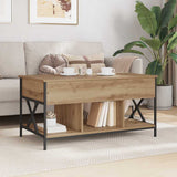Coffee Table Artisan Oak 100 x 55 x 48.5 cm Engineered Wood 883036