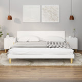 Bedside Cabinets 2 pcs White Engineered Wood 812043