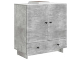 Sideboard Concrete Grey 66 x 34.5 x 95 cm Engineered Wood 893978