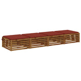 4-Piece Seat Cushions SOEST 4 pcs 100% Polyester Red 944776