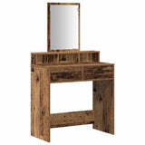 Dressing Table Old Wood 79 x 41 x 140 cm Engineered Wood 865143
