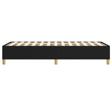 Box Spring Bed Frame Black Single Fabric 3121207