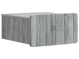 Wall-Mounted Bedside Cabinet 2 pcs Grey Sonoma Engineered Wood 898268