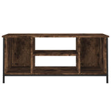 TV Cabinet Smoked Oak 102x35x45 cm Engineered Wood 826287