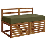 Seat Cushion SOEST 100% Polyester Olive green 120 x 80 x 15 cm 944295
