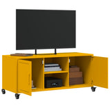 TV Cabinet Mustard Yellow 100.5x39x43.5 cm Steel 846665