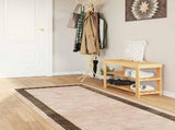 Rug Runner MARSA Black 80 x 350 cm Polyester and PVC 42023333