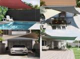 Sun Shade Sail Dark Green 2 x 6 m 100% Polyester Oxford 42031016