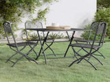 Garden Dining Set Anthracite Expanded metal mesh 3084720