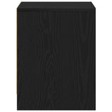 ZNTS Bedside Cabinet 2 pcs Black Oak 45x34x44,5 cm Engineered Wood 863358