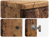 3 Piece Bathroom Cabinet Set BREDA Old Wood Engineered Wood 3417484