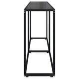 Console Table Black Tempered glass, powder-coated steel Large 331683