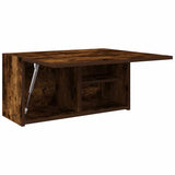 Bathroom Wall Cabinet Smoked Oak 60x25x30 cm Engineered Wood 860062