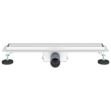 2 in 1 Shower Drain Silver 60 cm Stainless Steel 304 42015938