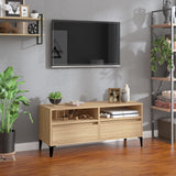 TV Cabinet Sonoma Oak 100x34.5x44.5 cm Engineered Wood 831904