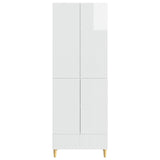 Cabinet Set 2 pcs High Gloss White 66 x 34.5 x 95 cm 3416533