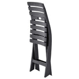 Folding Chairs 2 pcs Plastic Anthracite 48787