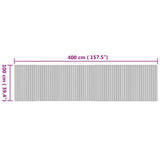 Rug Rectangular Natural 100x400 cm Bamboo 376817