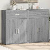 Sideboards 2 pcs Grey Sonoma 60x30x84 cm Engineered Wood 3276600