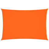 ZNTS Sunshade Sail Oxford Fabric Rectangular 2.5x4.5 m Orange 135703