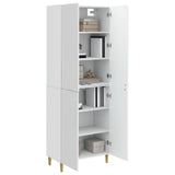 Cabinet Set 2 pcs High Gloss White 66 x 34.5 x 90 cm 3416542