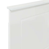 Headboard Gloss White 100 cm Engineered Wood 887686