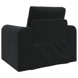 Folding Sofa Bed Black 98 x 71 x 83 cm Velvet 42030505