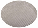Area Rugs Round SIROLO Sand 200 CM Polyester 42022764