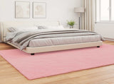 Anti-Slip Faux Rabbit Fur Rug OLITE Pink 240 x 340 cm Polyester 42021706