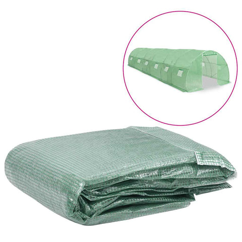 Greenhouse Replacement Cover 300x900x200 cm Green 316432