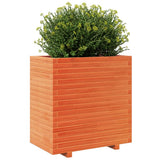 Garden Planter Wax Brown 70x40x72.5 cm Solid Wood Pine 3282591