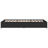 Bed Frame without Mattress Black 100x200 cm 845106
