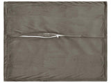 Cushion with Pillow HOUTEN 12 pcs Light Grey Velvet 932784