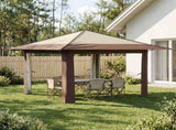 Gazebo without Sidewall Cream and Brown 42036808