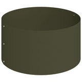 Garden Planter Olive Green 120 x 120 x 20 cm Cold-rolled Steel 873658
