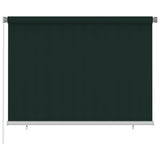 Outdoor Roller Blind 200x140 cm Dark Green HDPE 312816